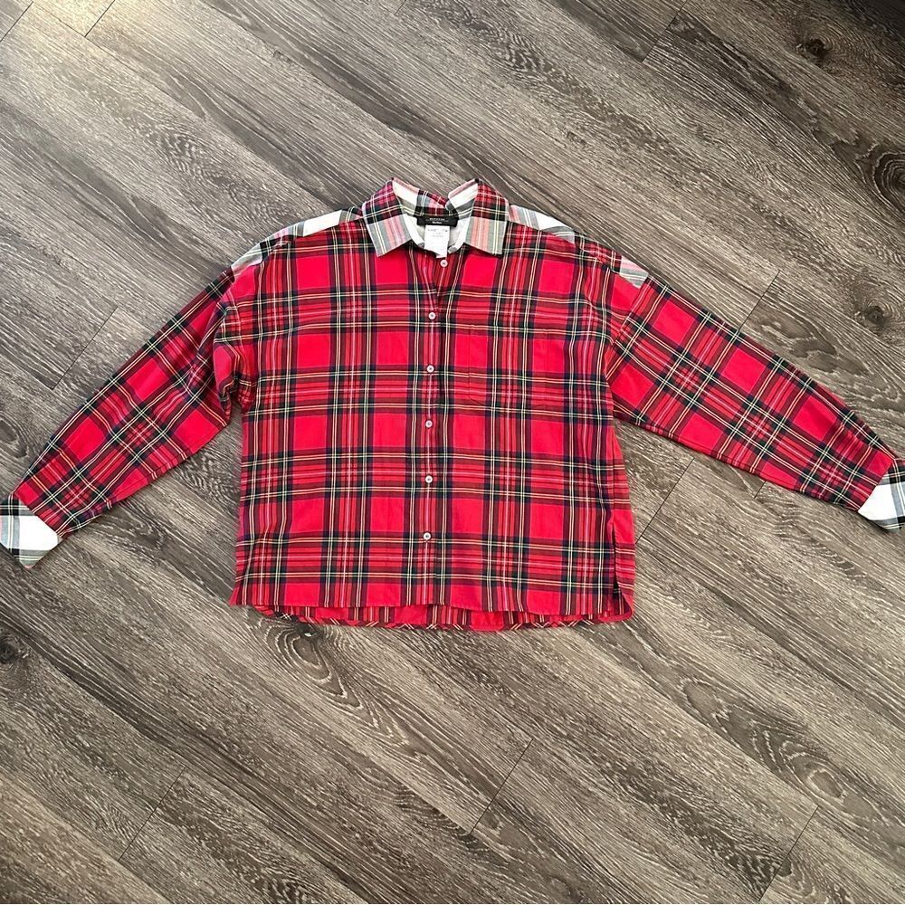 WEEKEND MAX MARA Juglas tartan cotton shirt - Picture 2 of 7